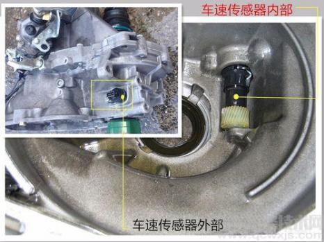 车速传感器在哪个位置图片,车速传感器在哪里