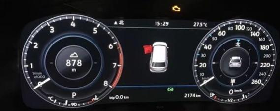 大众仪表盘00按钮有什么用,大众汽车仪表前00按钮