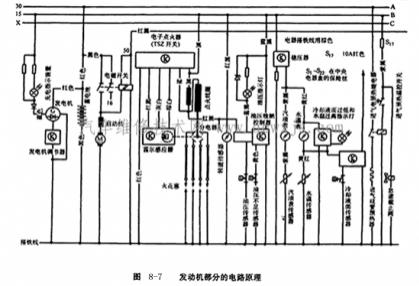 学看汽车电路图,电动汽车电路原理图