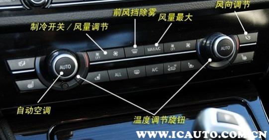 别克汽车空调按键功能图解,吉利汽车空调按键功能图解