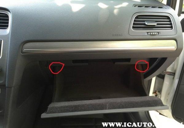 高尔夫空调滤芯怎么换,高尔夫的空调滤芯拆装示意图