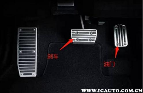 自动挡汽车刹车油门位置示意图,大众汽车刹车油门位置示意图